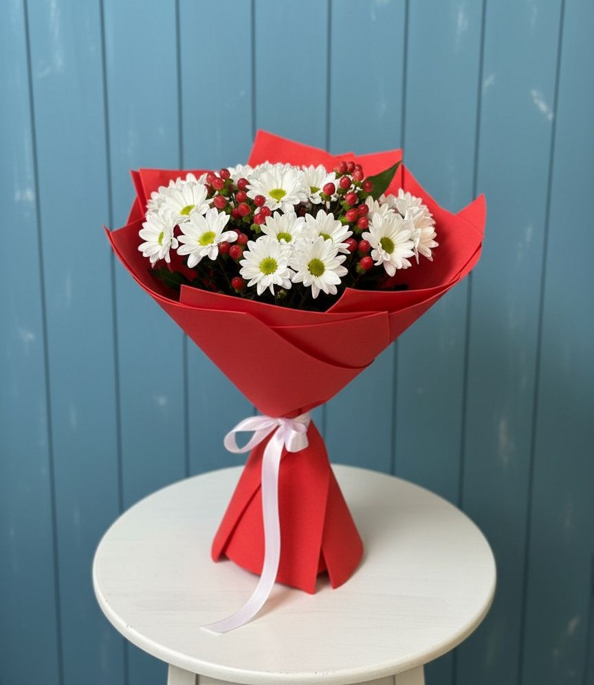 Букет цветов из: Хризантемы в Широковский