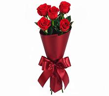 Букет 5 Красных роз Эдлесс Лав в Широковский