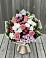 Букет цветов из: Альстромерии, Гвоздики, Розы и Хризантемы в Широковский