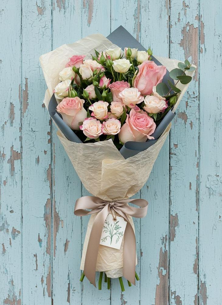 Букет цветов из: Розы в Широковский