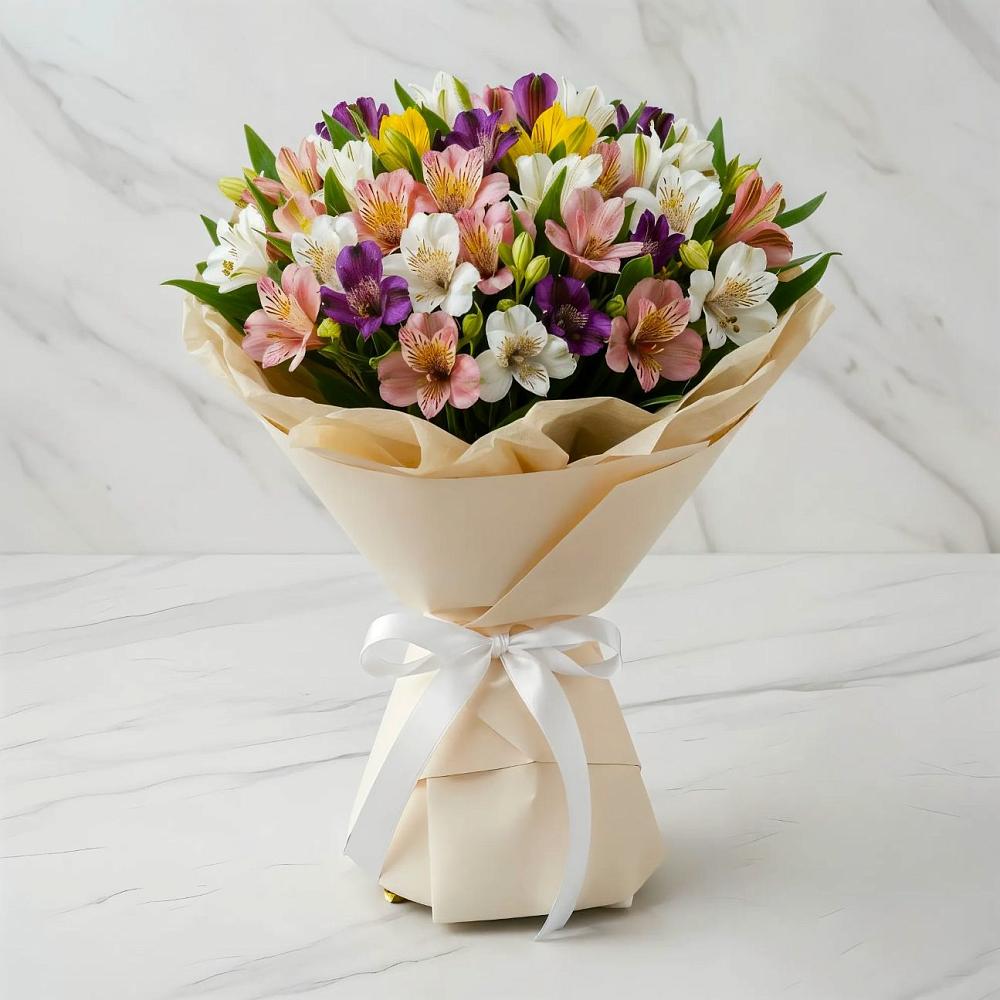 Букет цветов из: Альстромерии в Широковский