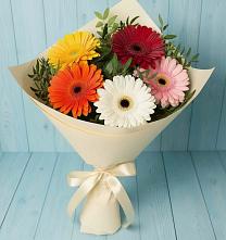 Букет цветов из:  Герберы в Широковский