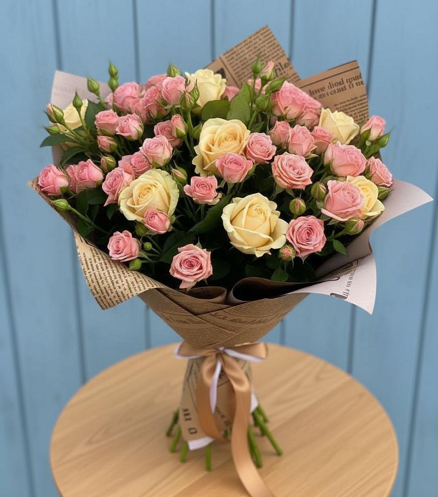 Букет цветов из: Розы в Широковский