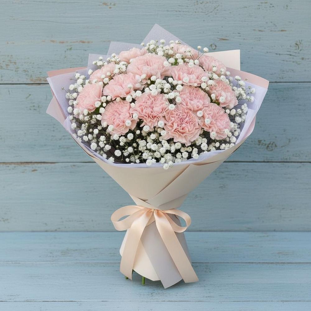 Букет цветов из: Гвоздики в Широковский