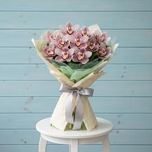 Букет цветов из:  Орхидеи и Розы в Широковский