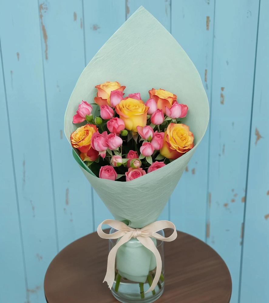 Букет цветов из: Розы в Широковский