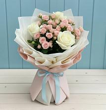 Букет цветов из:  Розы в Широковский