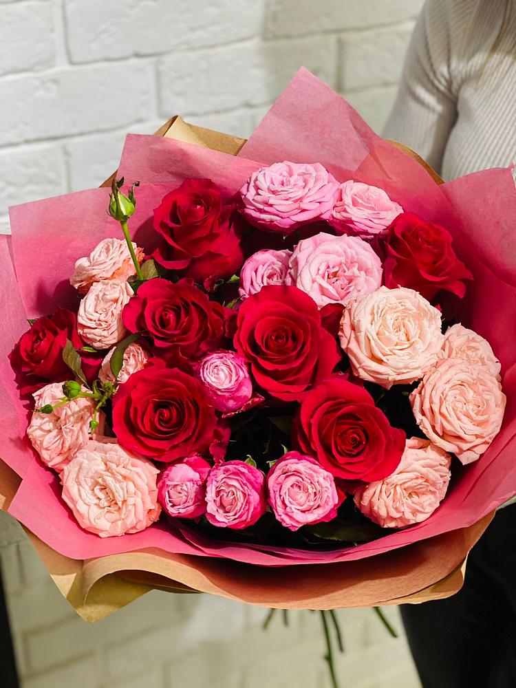 Букет цветов из: Розы в Широковский