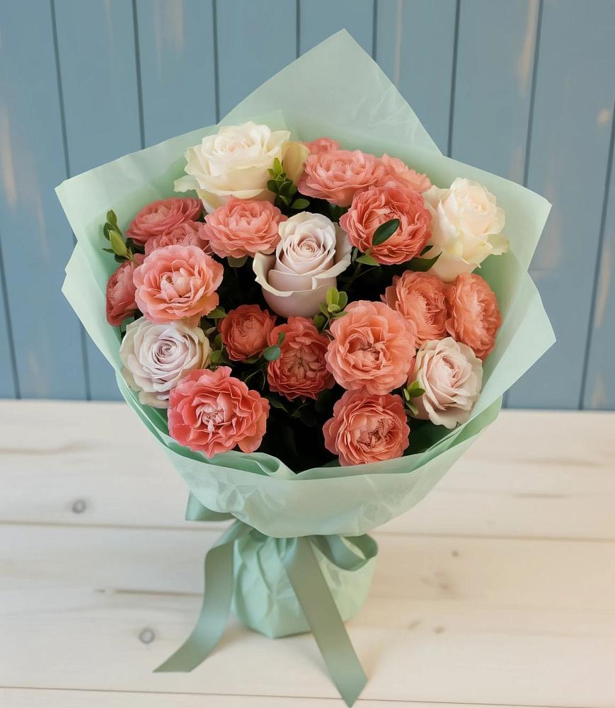 Букет цветов из: Розы в Широковский