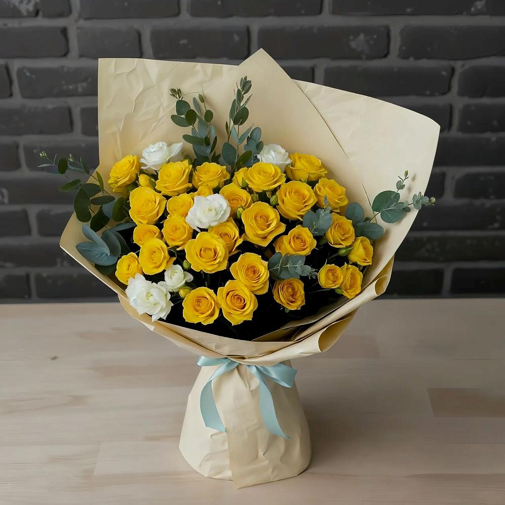 Букет цветов из: Розы в Широковский