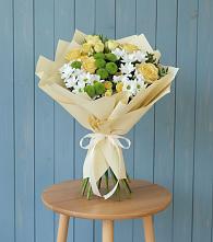 Букет цветов из:  Хризантемы и Розы #REPLACE_PRED# Широковский