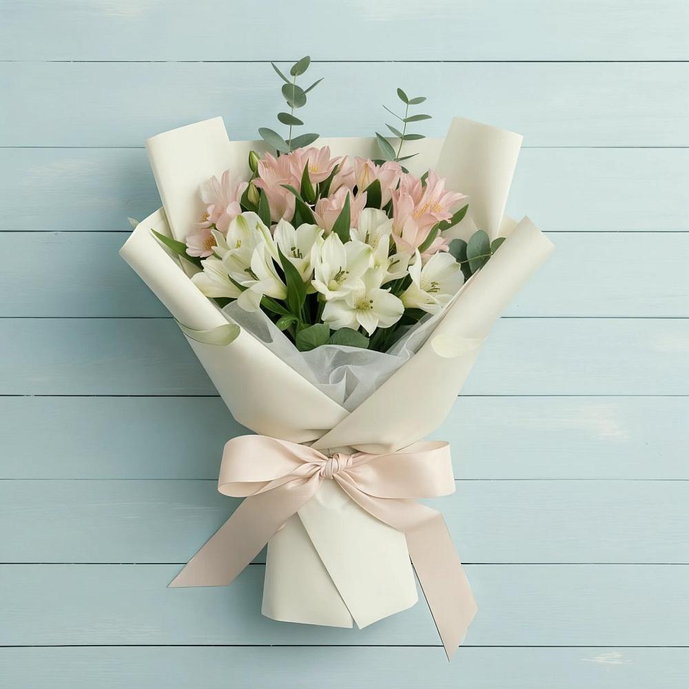 Букет цветов из: Альстромерии в Широковский