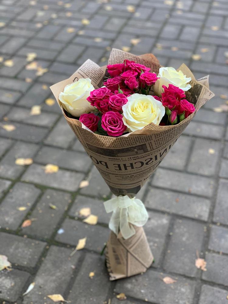 Букет цветов из: Розы в Широковский