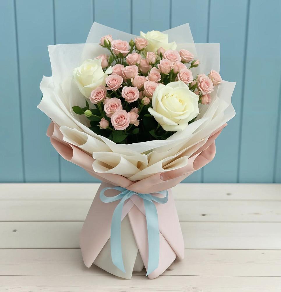 Букет цветов из: Розы в Широковский