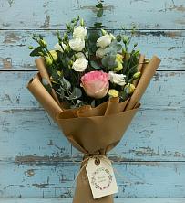 Букет цветов из:  Розы и Лизиантусы в Широковский
