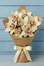 Букет цветов из:  Орхидеи и Розы в Широковский