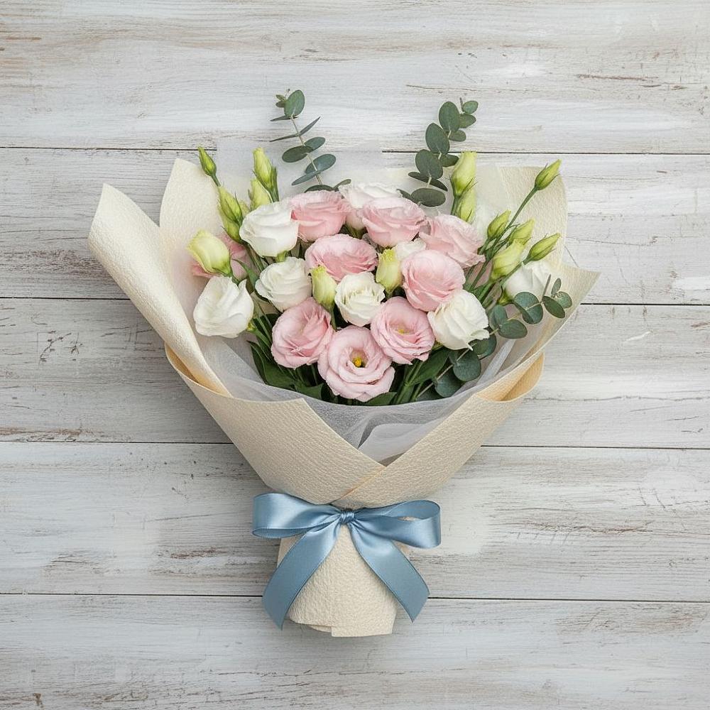 Букет цветов из: Лизиантусы в Широковский